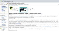 Desktop Screenshot of extrusionwiki.com