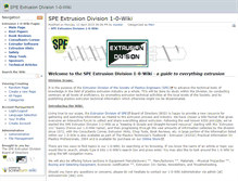 Tablet Screenshot of extrusionwiki.com